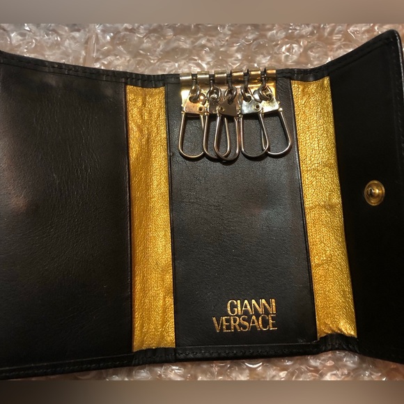 Gianni Versace Key holder Baroque Crown Exquisite Vintage Condition Sunburst - Picture 14 of 16